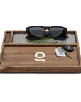 Ongrok Premium Natural Acacia Wood Tray | 9.5" x 9.5"