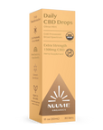 Nuume Organic CBD THC-Free Drops Citrus Mint - Extra Strength 1500mg - Broad Spectrum