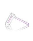 GRAV Hammer Bubbler in colored borosilicate glass with 38mm can base – Lavender