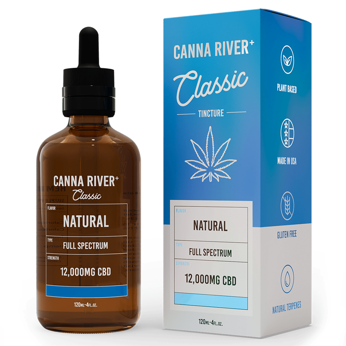 Full Spectrum CBD Classic Tincture - Natural 