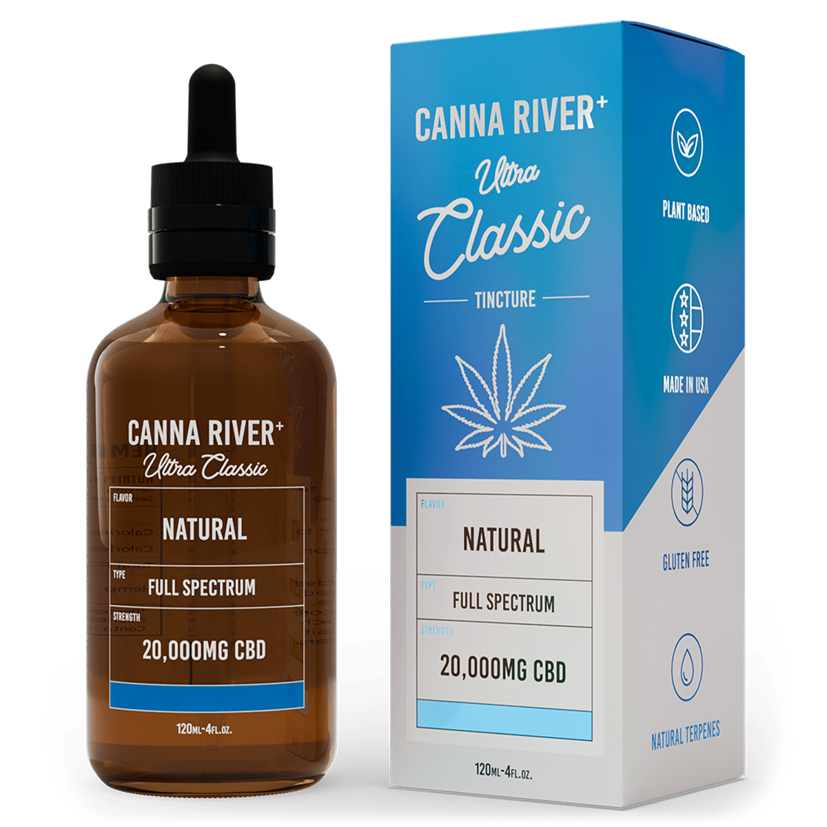 Full Spectrum CBD Ultra Classic Tincture - Natural