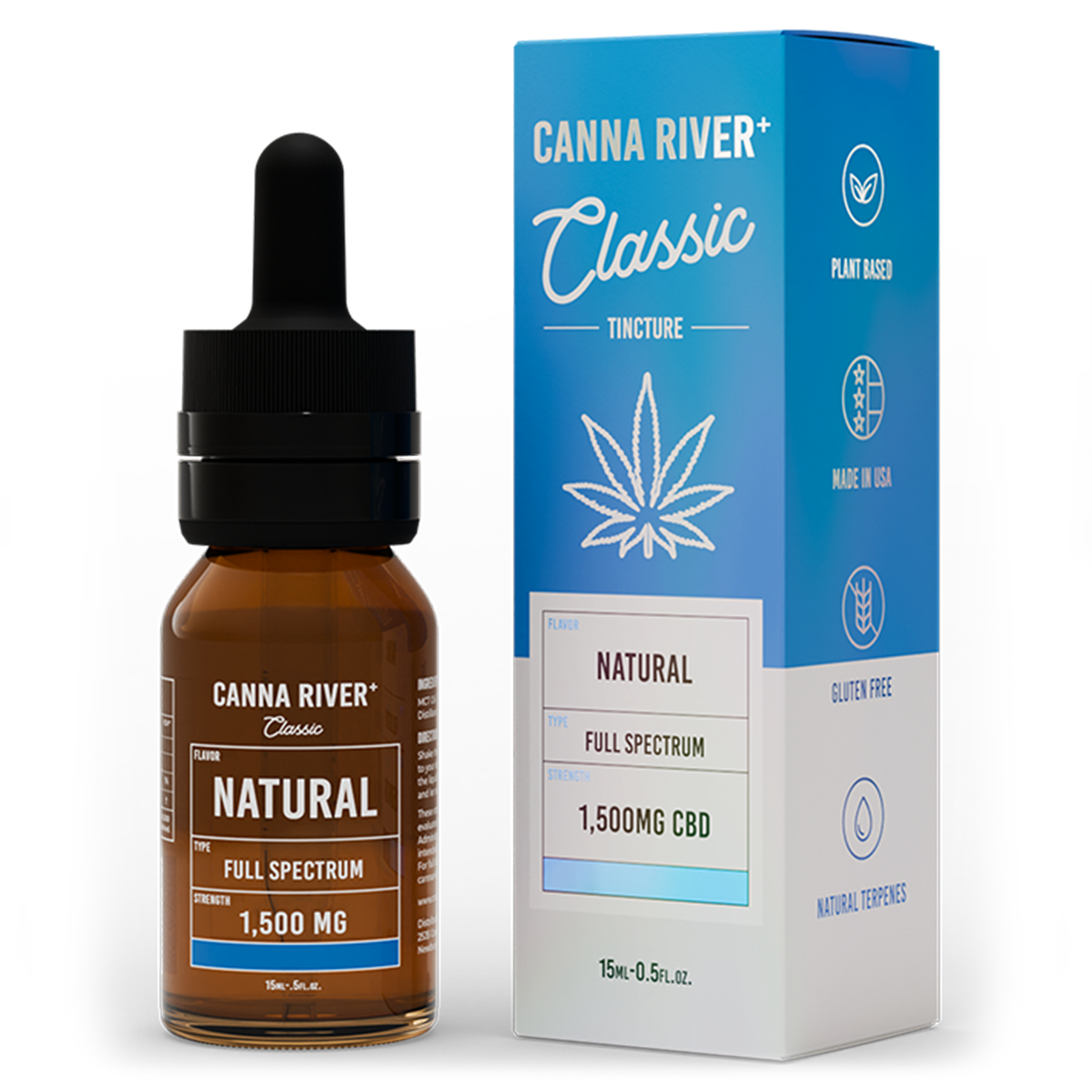 Full Spectrum CBD Classic Tincture - Natural 
