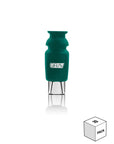 GRAV® Silicone-Capped Glass Crutch Deep Green