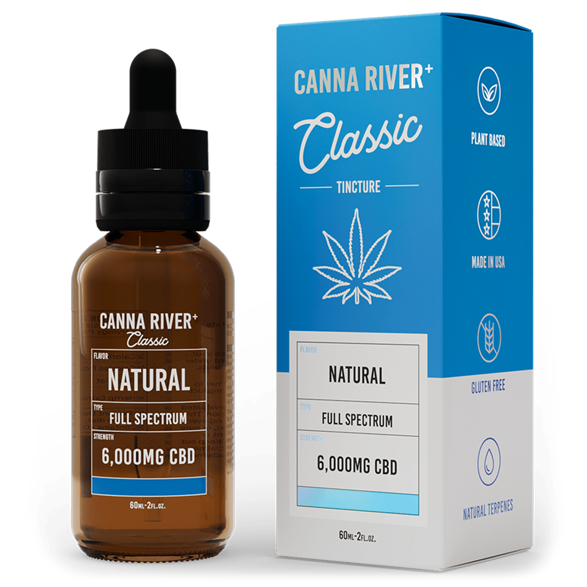 Full Spectrum CBD Classic Tincture - Natural 