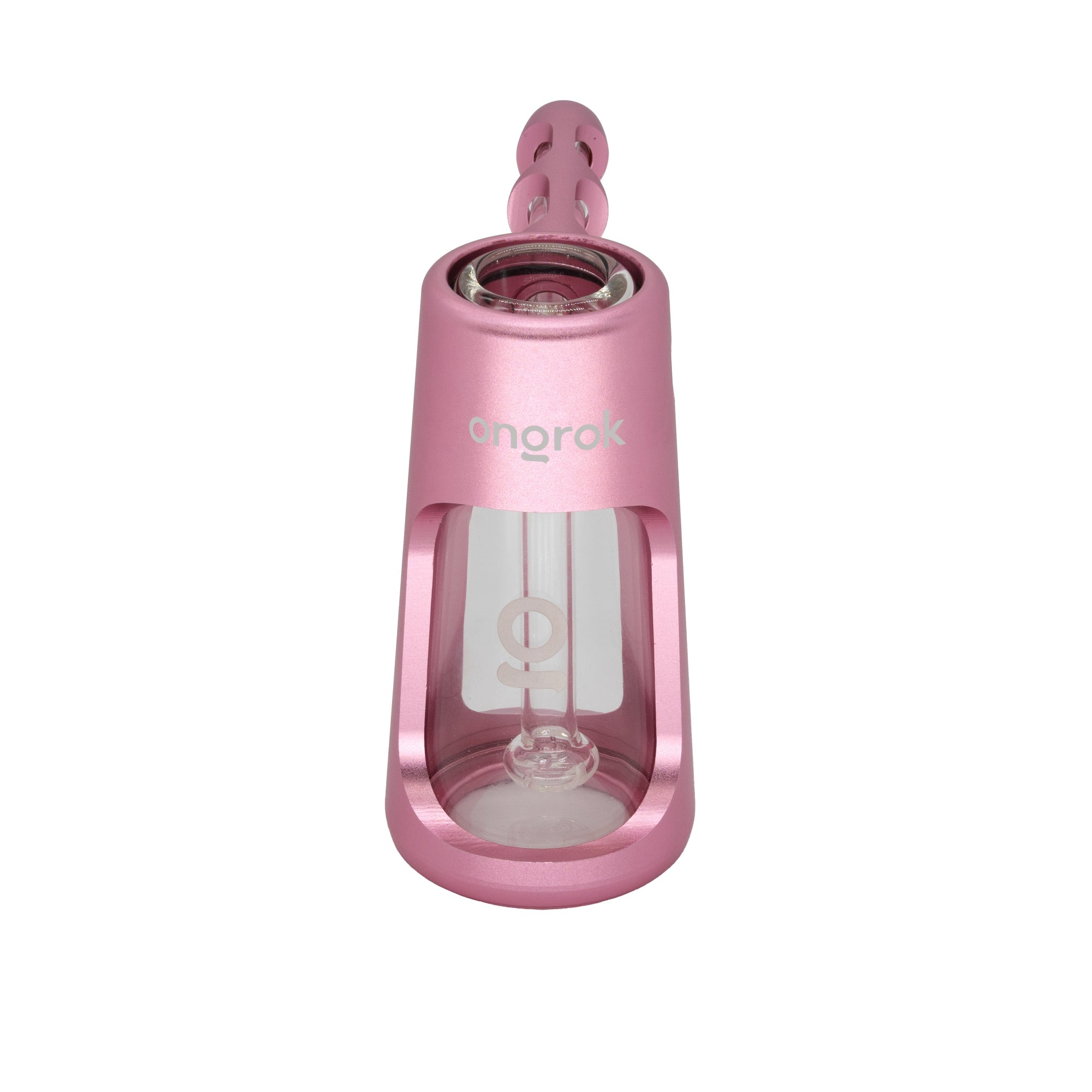 ONGROK Portable Glass Aluminum Bubbler Pipe