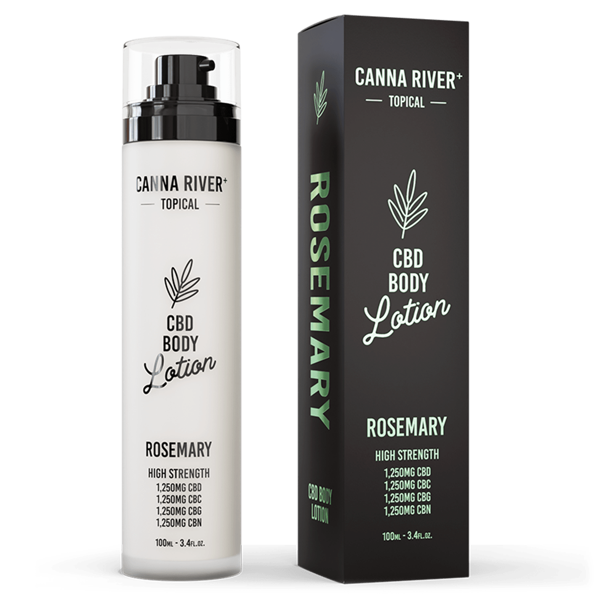 Broad Spectrum CBD Body Lotion - Rosemary 