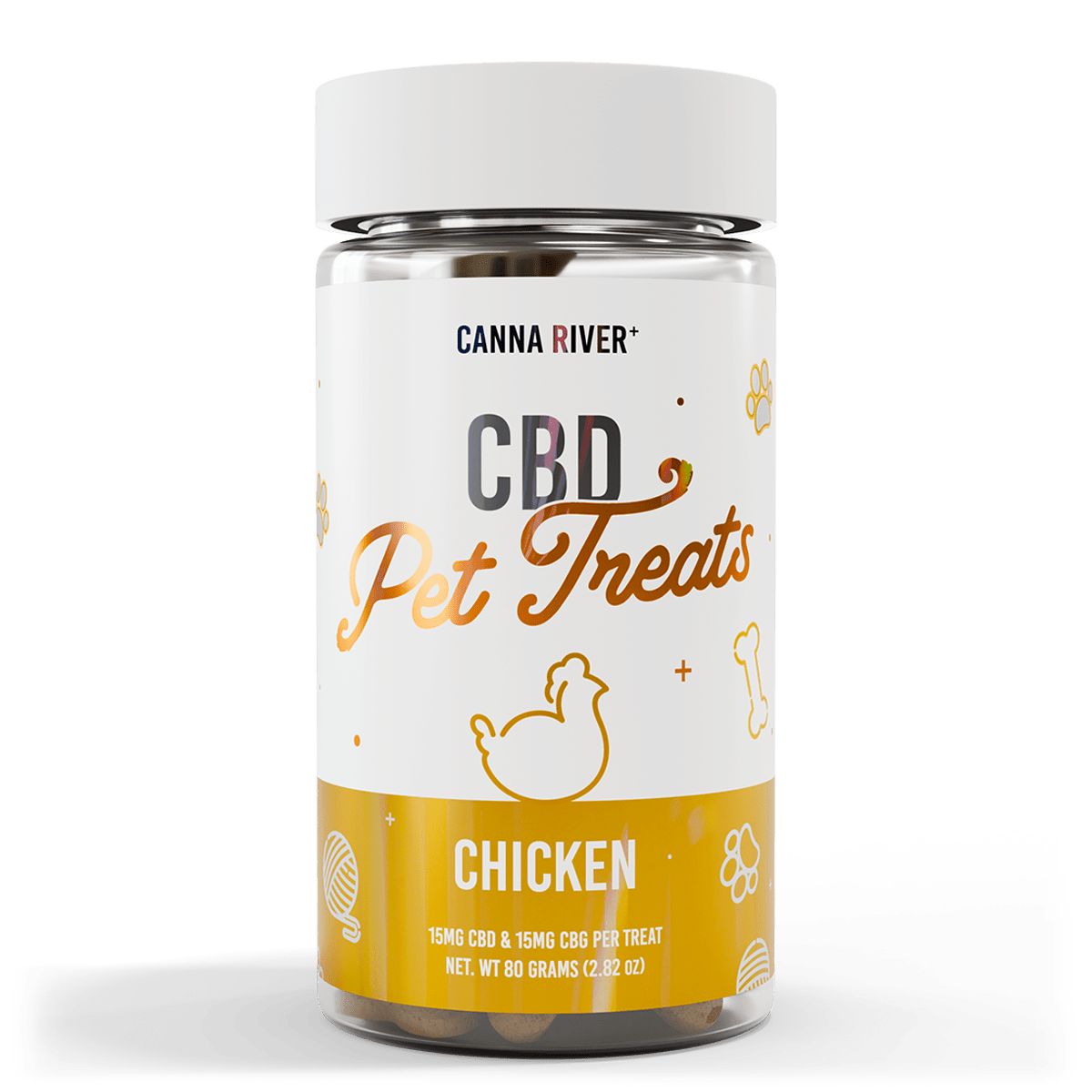 Broad Spectrum CBD Pet Treats - Chicken