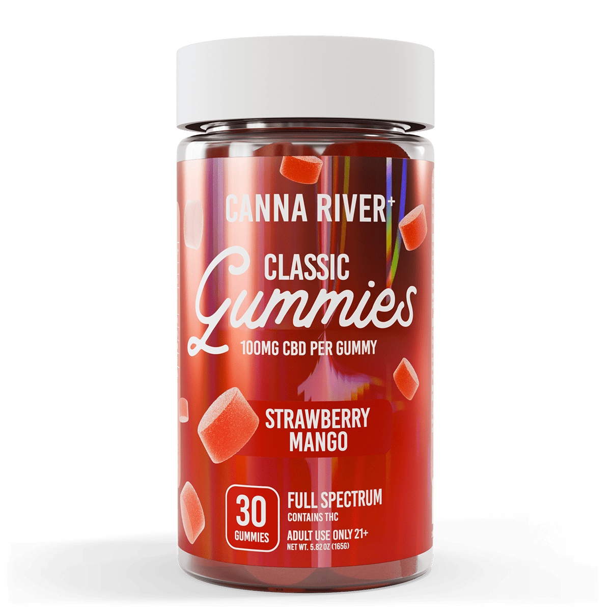 Full Spectrum CBD Gummies - Classic - Strawberry Mango