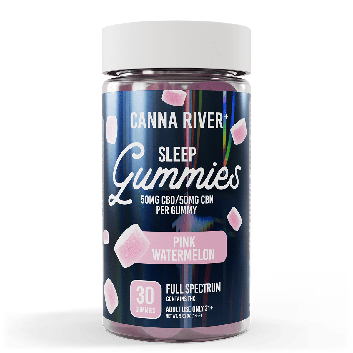 Full Spectrum CBD Gummies - Sleep - Pink Watermelon