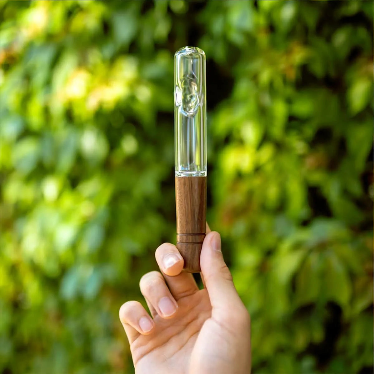 Marley Natural Glass &amp; Walnut Steamroller