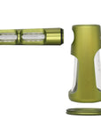 ONGROK Portable Glass Aluminum Bubbler Pipe