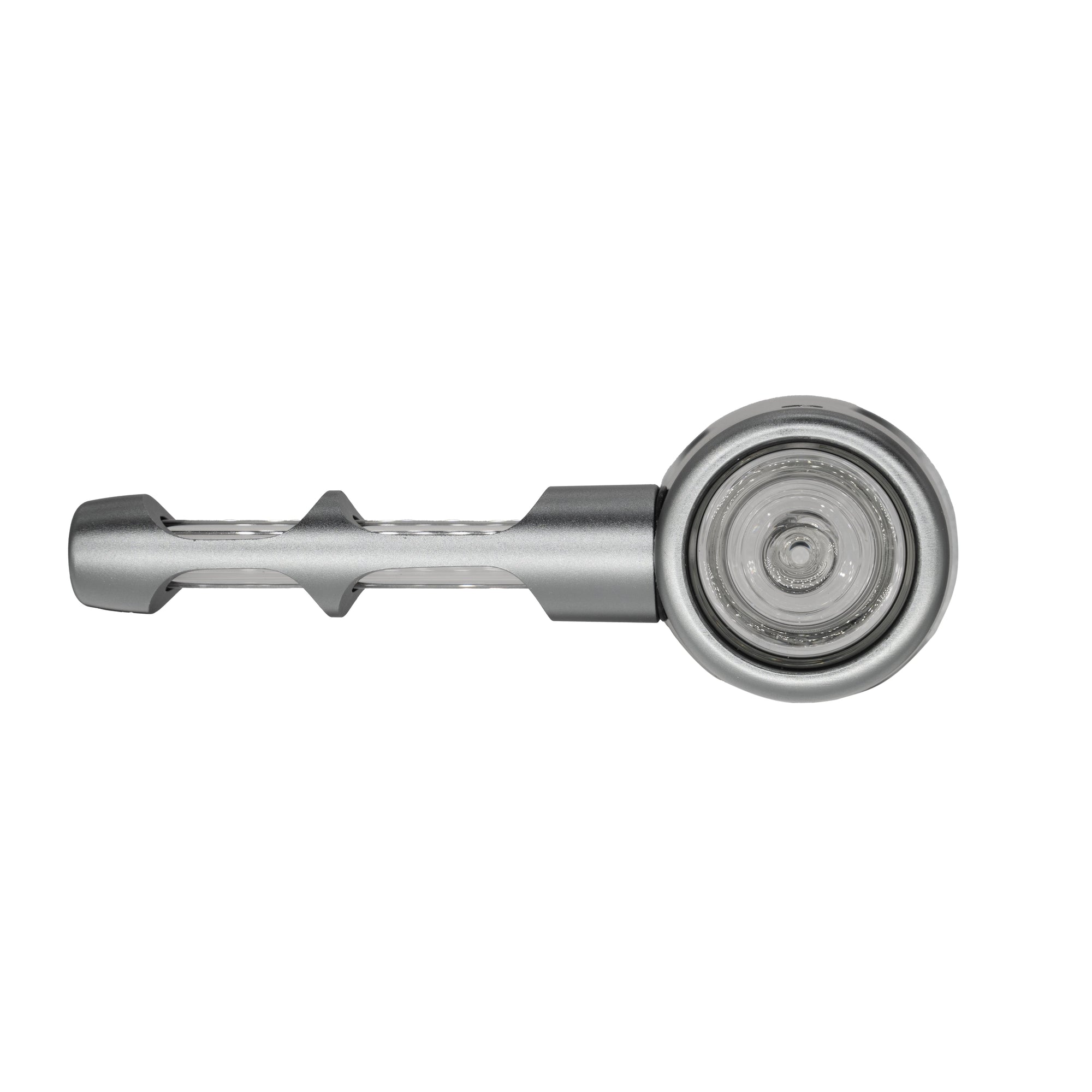 ONGROK Portable Glass Aluminum Bubbler Pipe