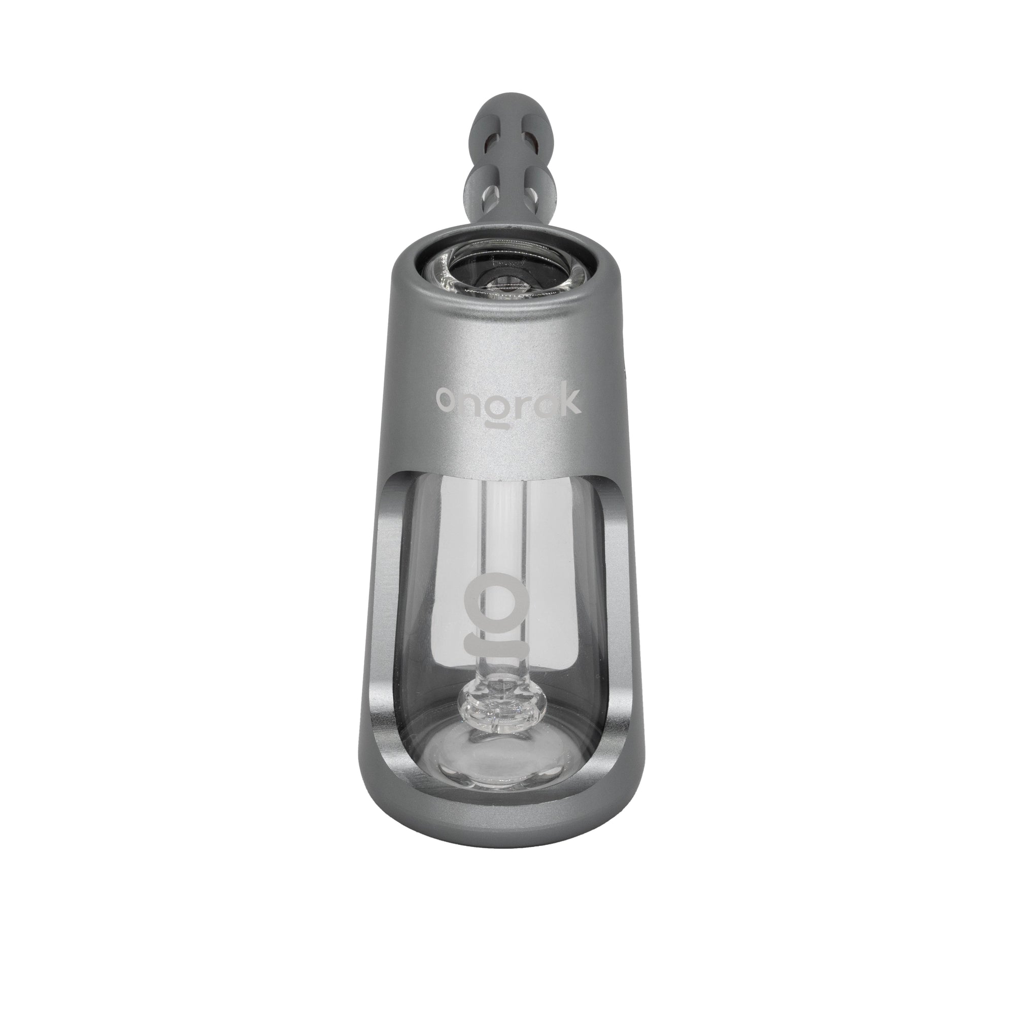 ONGROK Portable Glass Aluminum Bubbler Pipe