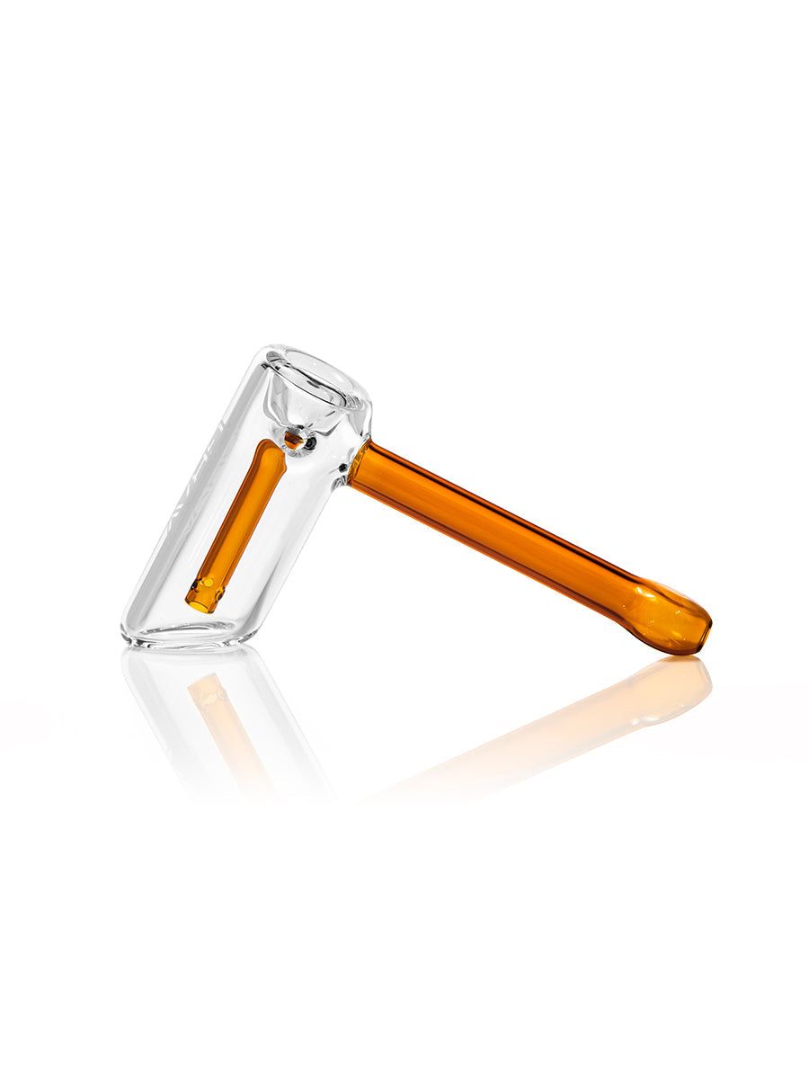 GRAV Mini Hammer Bubbler - Compact Borosilicate Glass with Smooth Draw