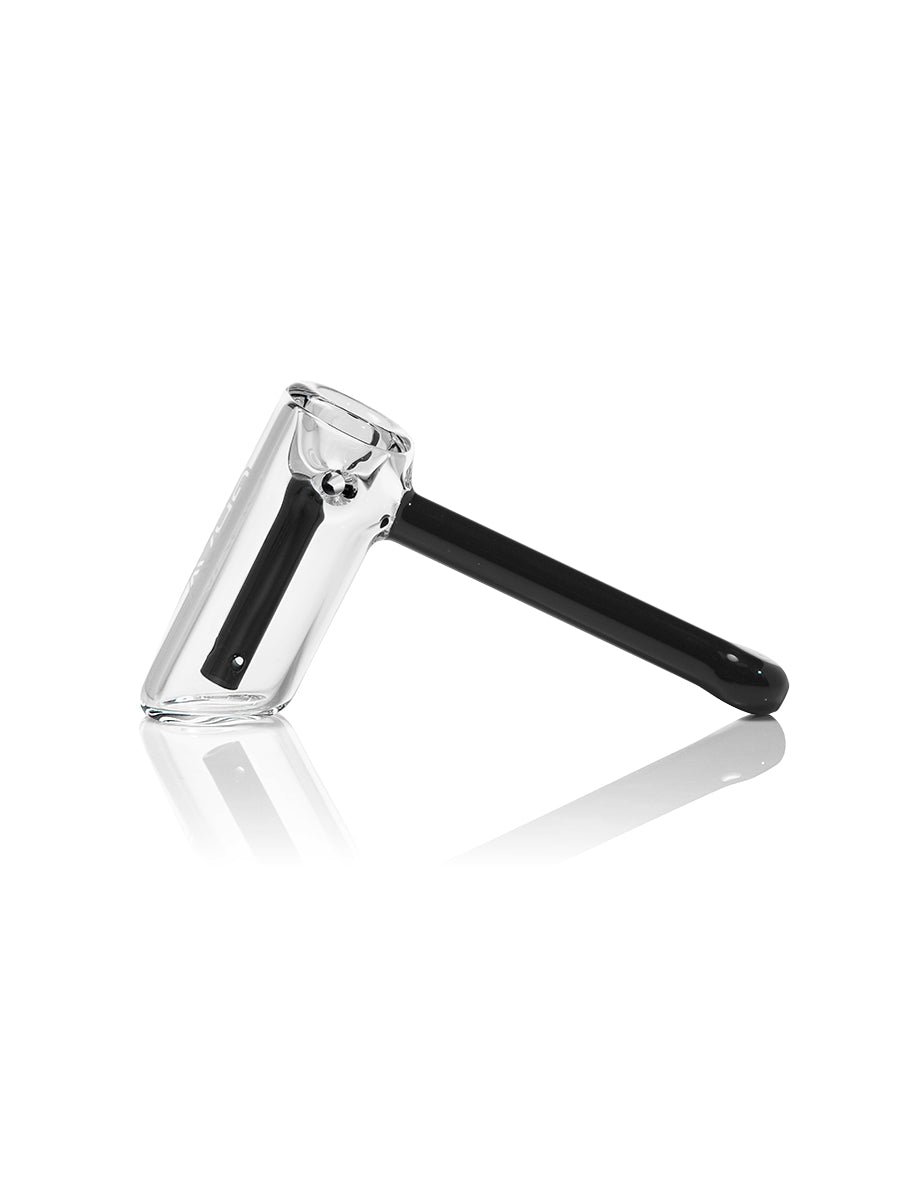 GRAV Mini Hammer Bubbler - Compact Borosilicate Glass with Smooth Draw