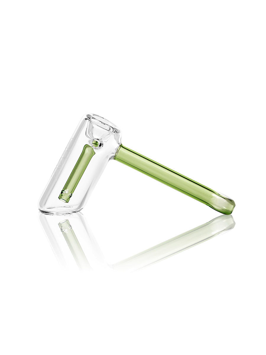 GRAV Mini Hammer Bubbler - Compact Borosilicate Glass with Smooth Draw